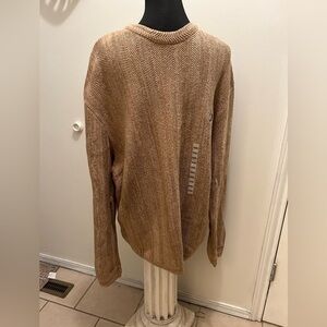 New Chaps Ralph Lauren Men’s XXL Knit Pullover Sweater Crest Hand Dead Stock